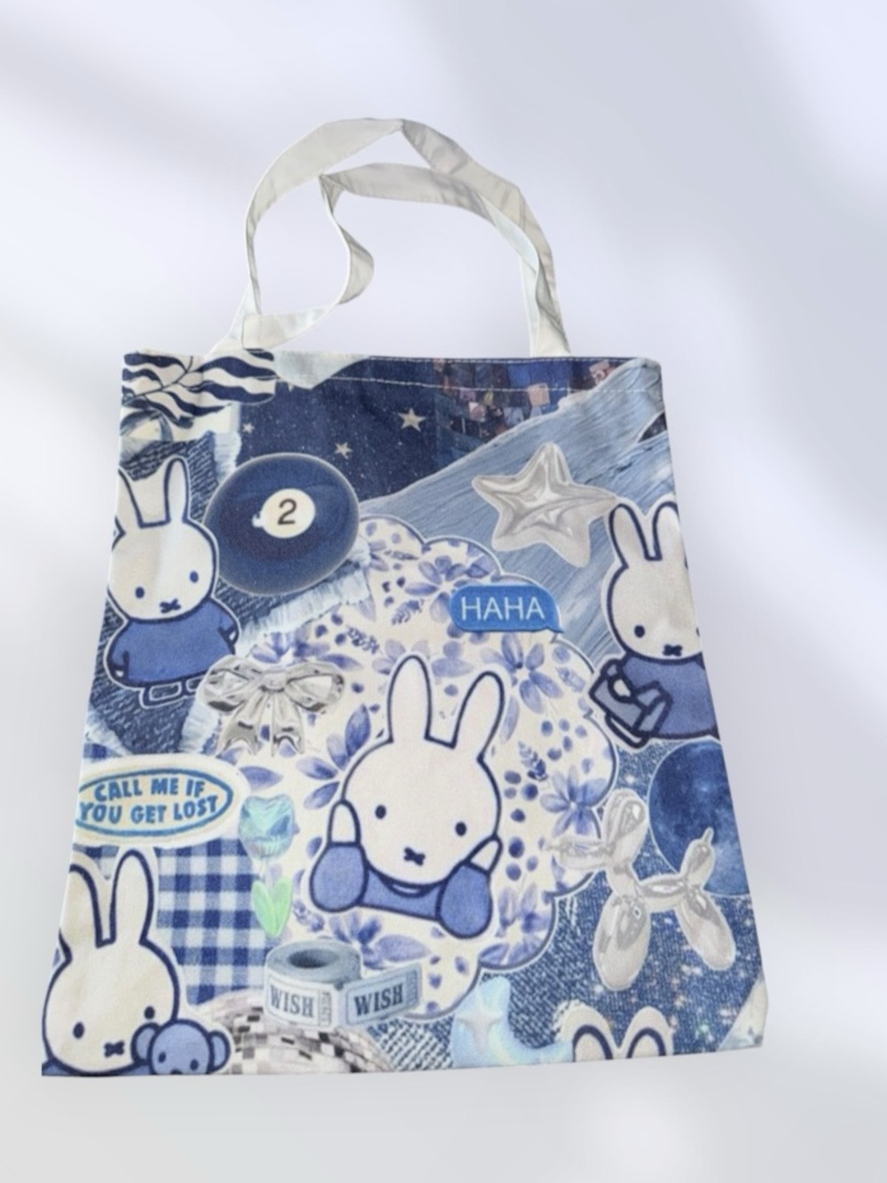 Miffy Character Canvas Tote Bag New